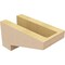 Ekena Millwork 4"W x 8"D x 4"H Wide Clemmons Rough Cedar Woodgrain TimberThane Corbel, Primed Tan CORUR04X08X04CLERCPR - alternate 6